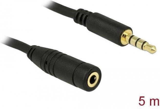 Immagine prodotto Delock jack da 3,5 mm - jack da 3,5 mm (5 m, Connettore da 3,5 mm (AUX))