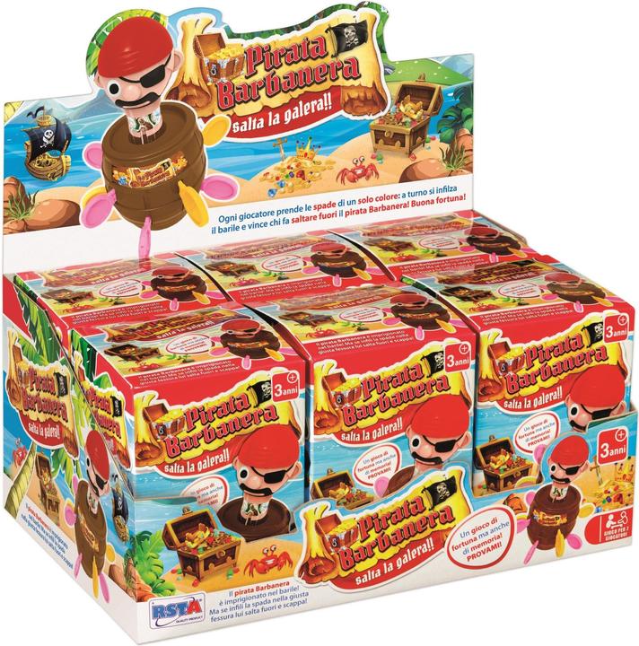 Produktbild Rs Toys Gioco Pirata Barbanera Piccolo Display 6 Pz