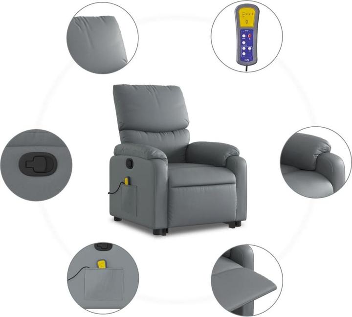 Image du produit vidaXL Massagesessel mit Aufstehhilfe