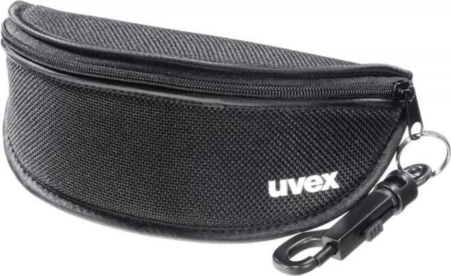 Uvex Safety soft case spectacle case - Ideal protection against dust and scratches - incl. carabiner tag - black
