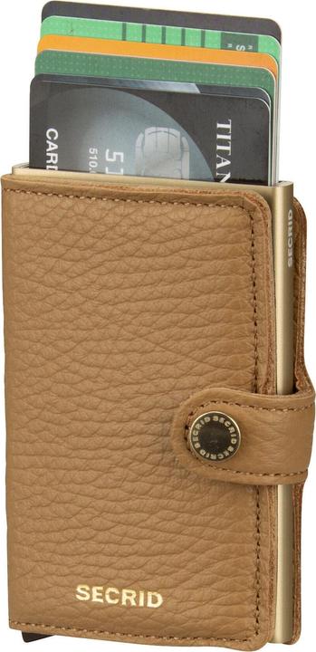Actual product image Secrid Mini wallet PEBBLE MINI cappuccino