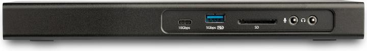 Actual product image StarTech Dual 4K 60Hz Monitor Thunderbolt™ 3 Docking Station - PCIe M.2 and SD Card Reader (Thunderbolt, USB-A, USB-C, 1 portion)
