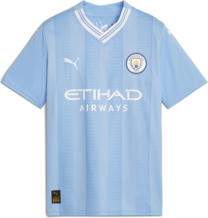 Actual product image Puma MCFC Home Jersey Replica Jr (116)