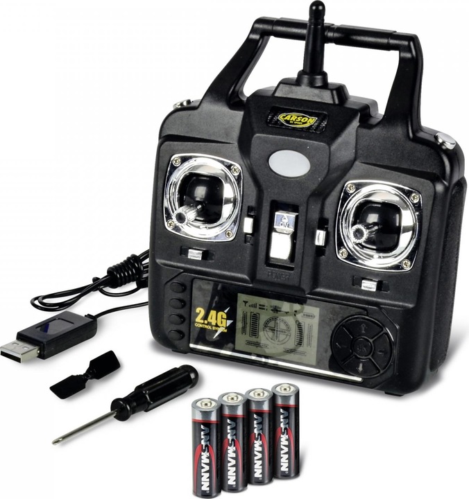 Image du produit Carson Model Sports Easy Tyrann 250 2.4G 100% RTF jaune RC Hélicoptère RtF