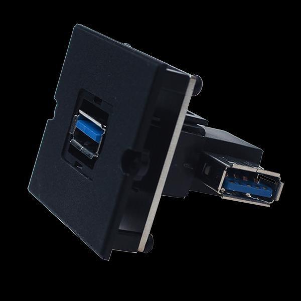 Produktbild Bachmann Frame 1xUSB 3.0 90° output