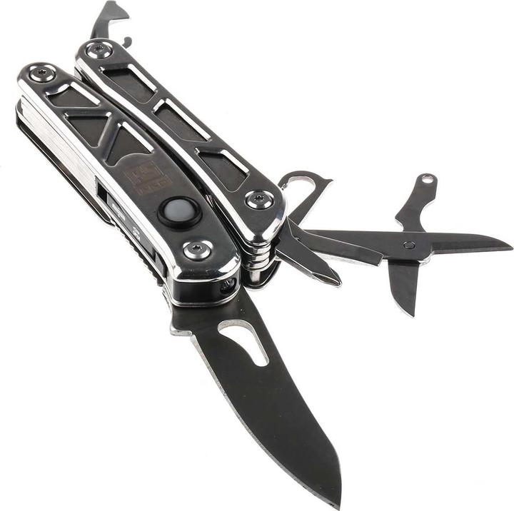 Image du produit RS PRO 8 in 1 Multi Tool with LED Flashlight (11 Fonctions)