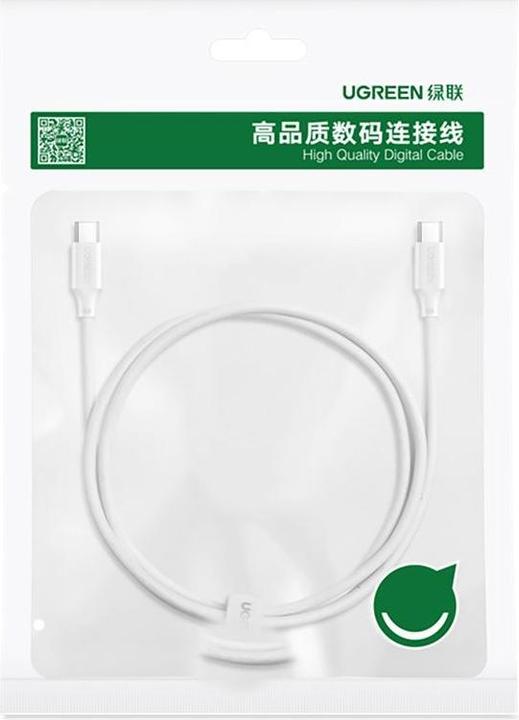 Actual product image Ugreen Cable USB-C to USB-C 15172 (white) (1 m, USB 2.0, 100 W)