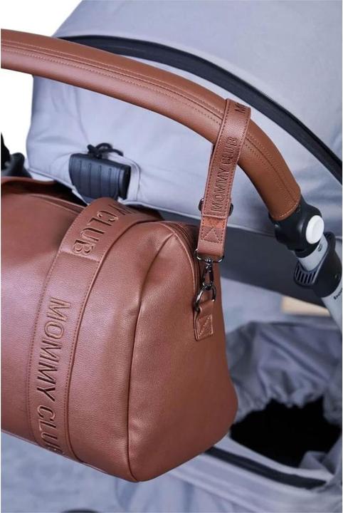 Actual product image Childhome Wickeltasche Mommy Club Signatur Leder dunkelbraun