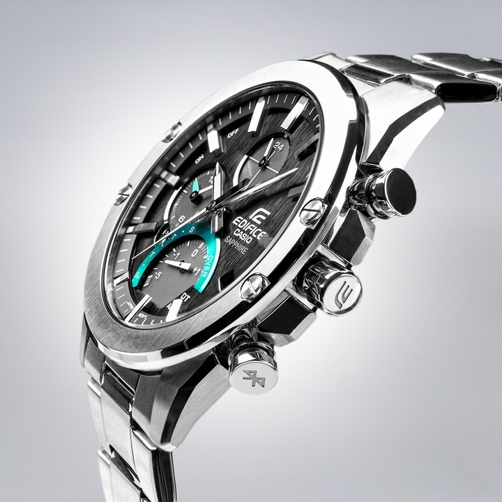 Actual product image Edifice EQB-1000D-1AER (Chronograph, Hybrid watch, Analogue wristwatch, 49.90 mm)