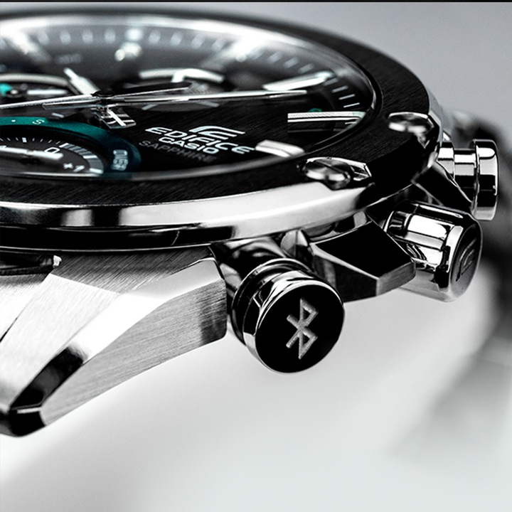 Actual product image Edifice EQB-1000D-1AER (Chronograph, Hybrid watch, Analogue wristwatch, 49.90 mm)