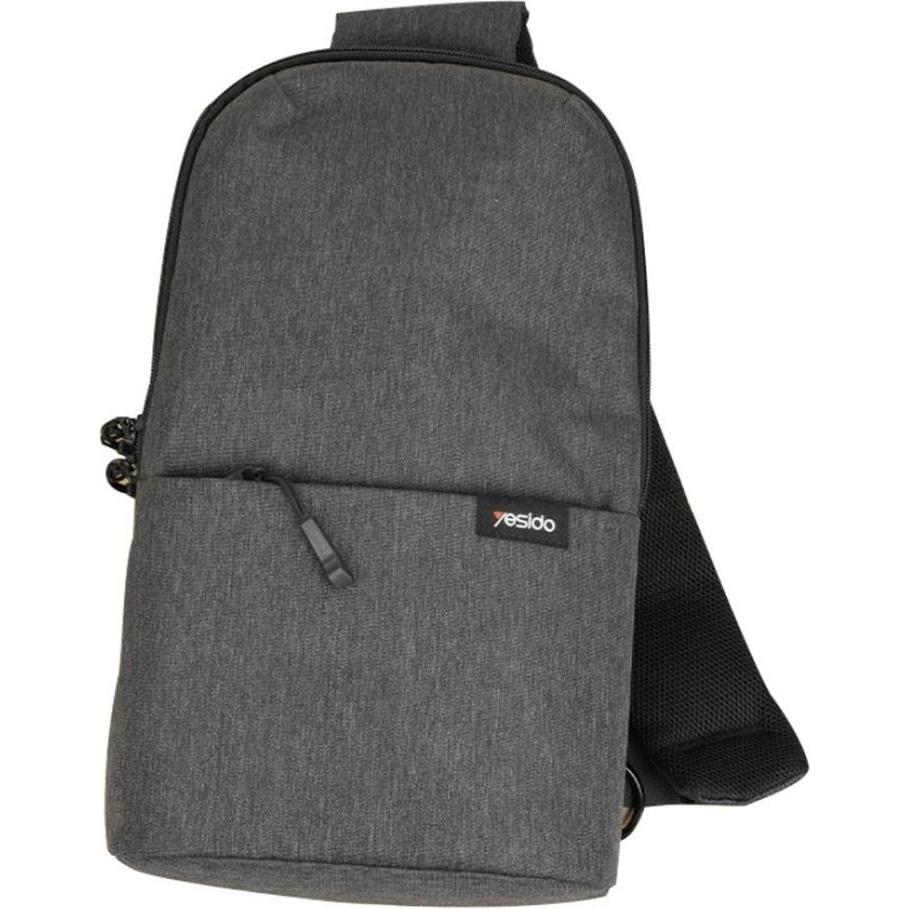 Yesido, Bauchtasche, - Crossbody Sling Bag (WB33) - Waterproof Oxford Cloth - Grey, Grau