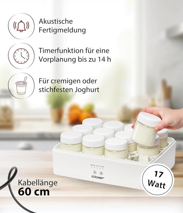 Actual product image Cloer Joghurtbereiter für 12 Gläser