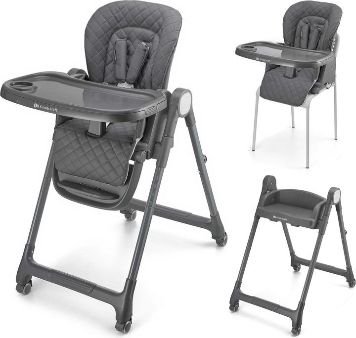 Actual product image KinderKraft high chair TULO grey (Highchair)