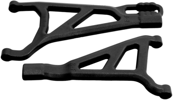 Actual product image RPM front right wishbone black revo 2.0 traxxas e-revo bl