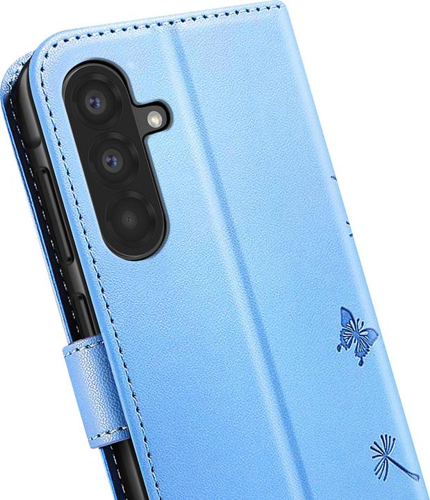 Produktbild Zanaé Etui Galaxy A56/A36 Premium Blumen/Schmetterling (Samsung Galaxy A36, Samsung Galaxy A56)