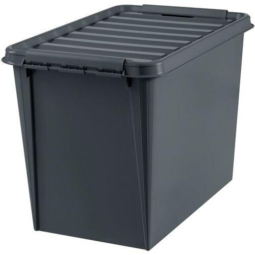 Smartstore Opbevaringskasse Recycled 65, 59 x 39 x 43 cm, 61 L, grå (39 cm, 61 l, 3x)