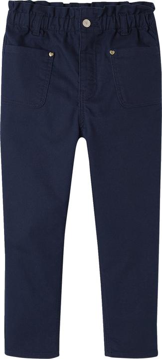 Actual product image Vertbaudet The UNFORGETTABLE, robust girls' paperbag trousers (140)