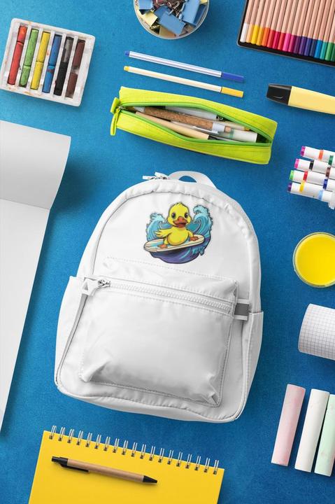 Produktbild Bügelbilder Schul & Freizeitsrucksack-Set Surfing Duck (15 l)