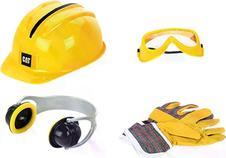 Actual product image Theo Klein CAT construction worker waistcoat with accessories