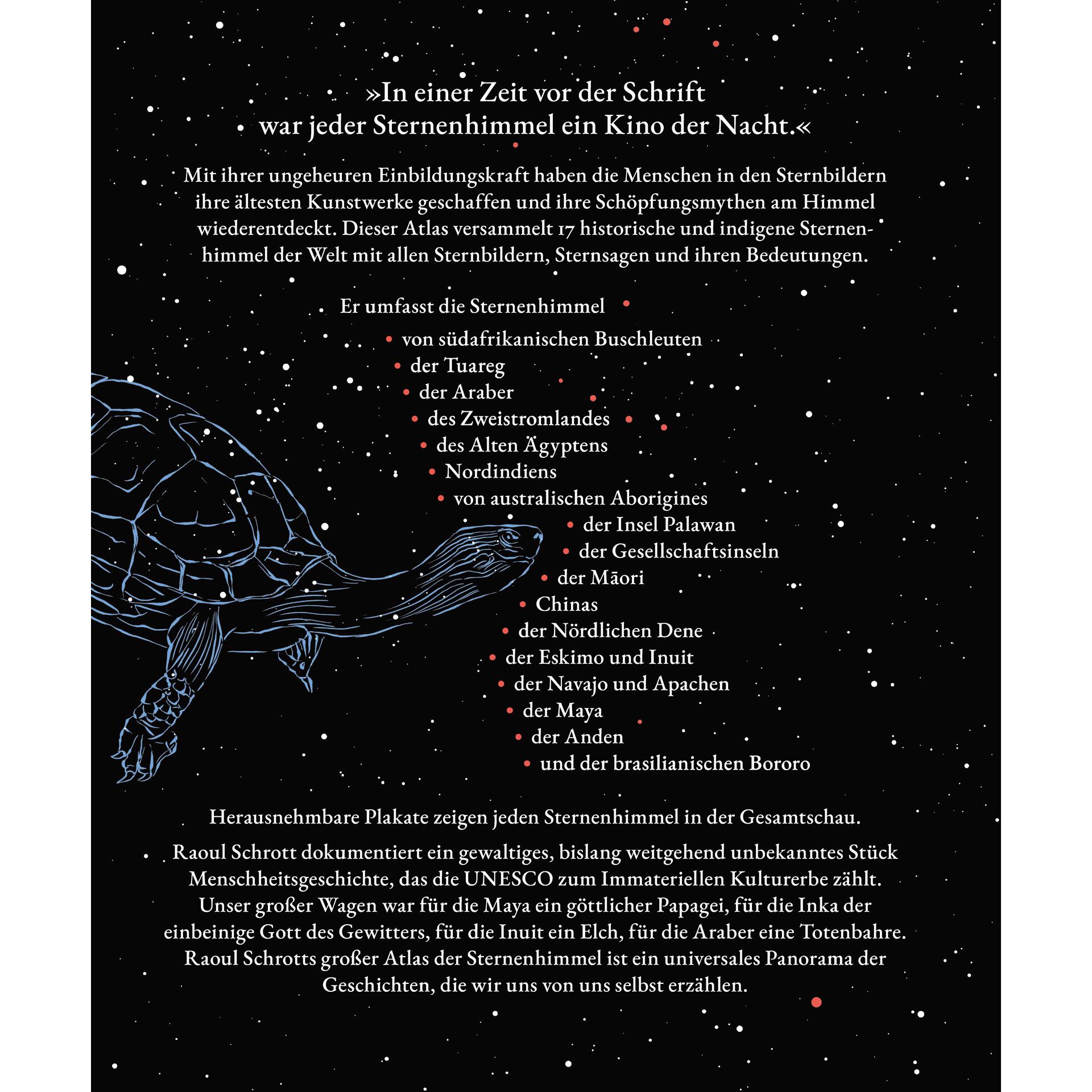 Thumbnail - Atlas der Sternenhimmel und Schöpfungsmythen der Menschheit, Sachbücher von Raoul Schrott