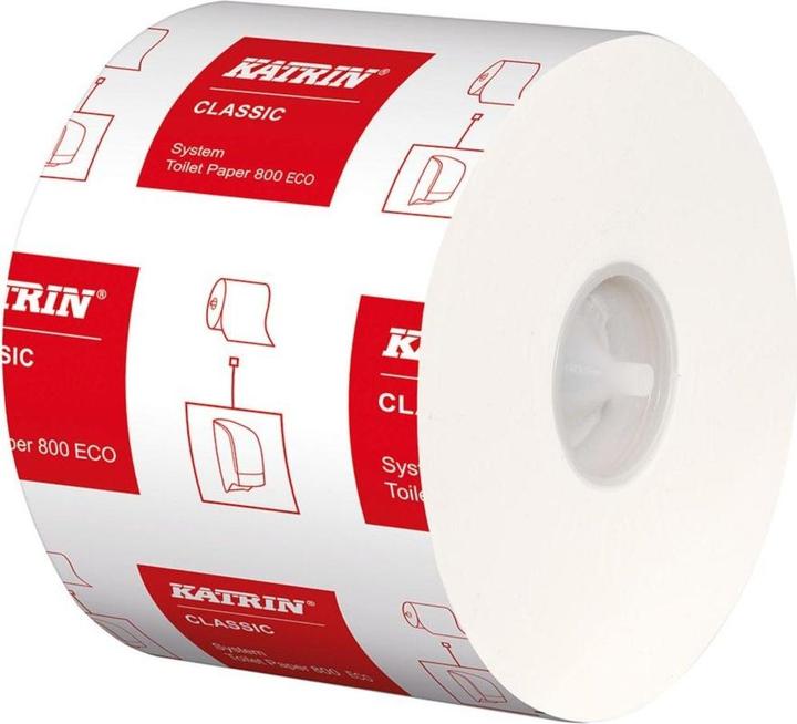 Produktbild Katrin Toilettenpapier Classic System ECO 2-lagig Tissue weiss Karton mit 36 R... (36 x)