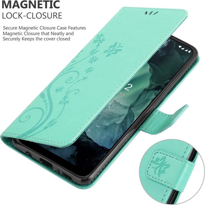 Image du produit Cadorabo Housse Flower Book pour Nokia G11 / G21 (Nokia G11, Nokia G21)