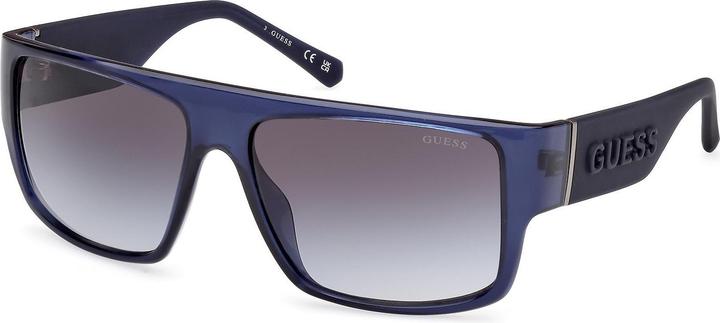 Actual product image Guess Blue Smoke Squared Sunglasses