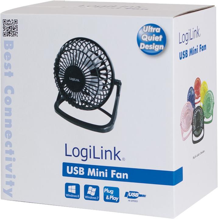 Actual product image LogiLink USB Mini-Ventilator UA0192 (40 dB)