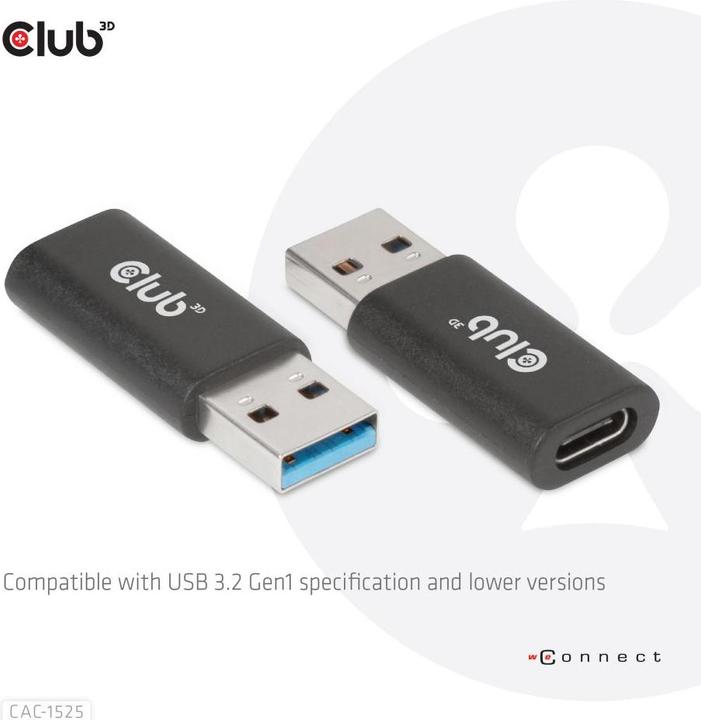 Produktbild Club 3D USB Typ-A zu (0.01 m, USB 3.0)