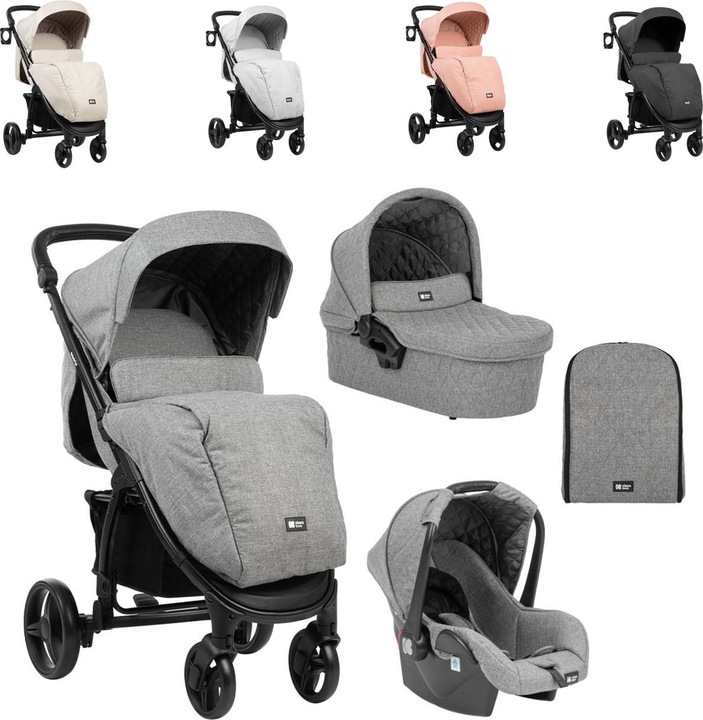 Immagine prodotto Kikkaboo Madrid 3 in 1 passeggino combinato