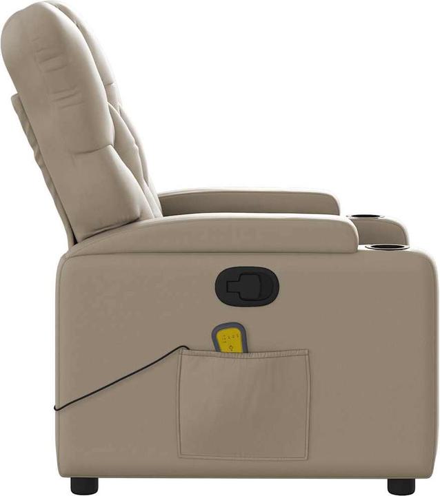 Produktbild VidaXL Massagesessel Fernsehsessel Relaxsessel Cappuccino-Braun Kunstleder