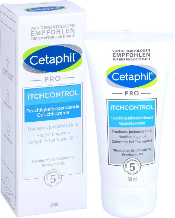 Produktbild Cetaphil Pro Itch Control Gesichtscreme, 50 ml Creme (50 ml, 24h Creme)