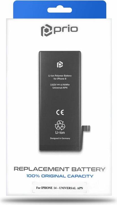 Produktbild prio Akku für iPhone 14 (Universeller APN)