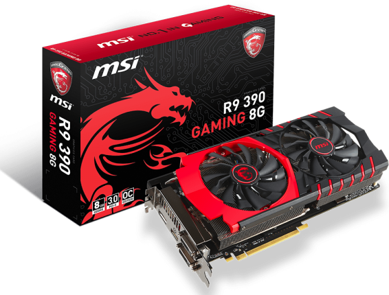Produktbild MSI R9 390 Gaming 8G (8 GB)