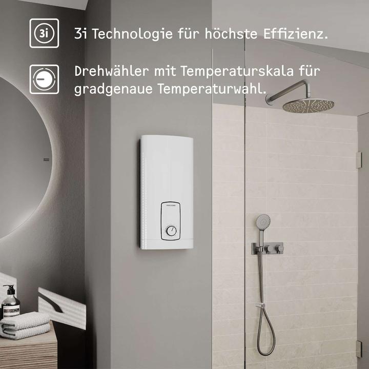 Produktbild Stiebel Eltron DHB 18/21/24 ST Trend Elektronischer Durchlauferhitzer, gradgenaue Temperatur dank 3i Technologie