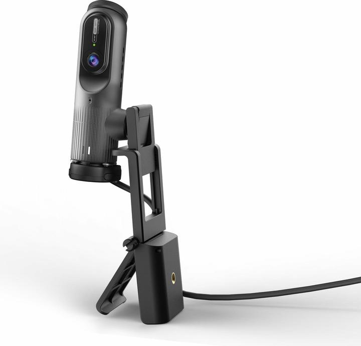 Actual product image j5Create JVU300 2K AI-Powered Webcam with Wireless Microphone and Auto-Focus, Black, 5 MP, 2560 x 14 (5 Mpx)