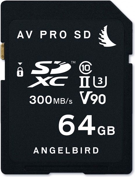 Image du produit Angelbird AV PRO V90 (64 Go, SDXC, U3, UHS-II)