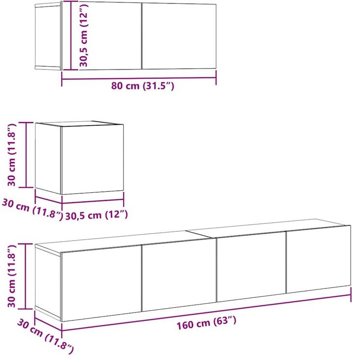 Actual product image vidaXL Leyla (80 x 30 cm)