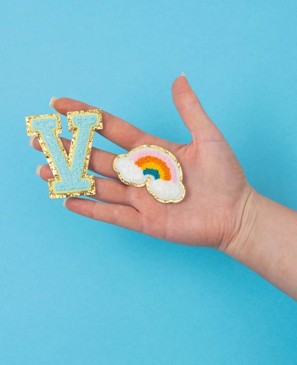 Produktbild I Am Creative Aufnäher Iron on patch Regenbogen (12 x)