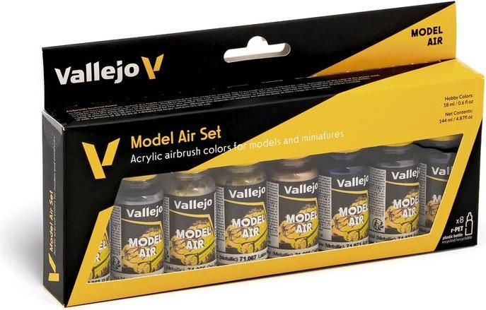 Produktbild Vallejo 71.176, 17 ml, Black, Blue, Brass, Copper, Gold, Silver, Metallic, Bottle (17 ml)