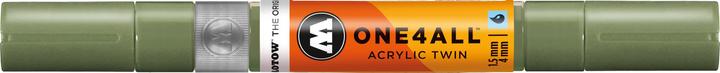 Produktbild Molotow Marqueur pour Maquettes - One4All Twin - Acrylique Amazone Clair - 1,5/4mm - -205 - 15 cm (Amazonas Hell, 4 mm, 1 x)