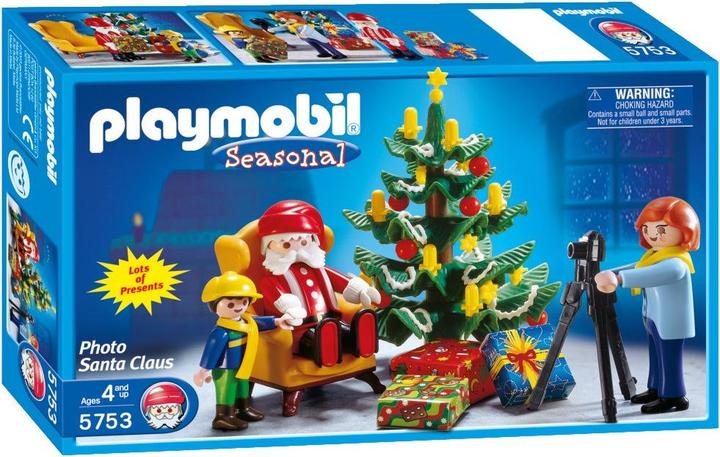 Produktbild Playmobil Figurenset Weihnachten 5753 Foto mit dem Weihnachtsmann (5753)