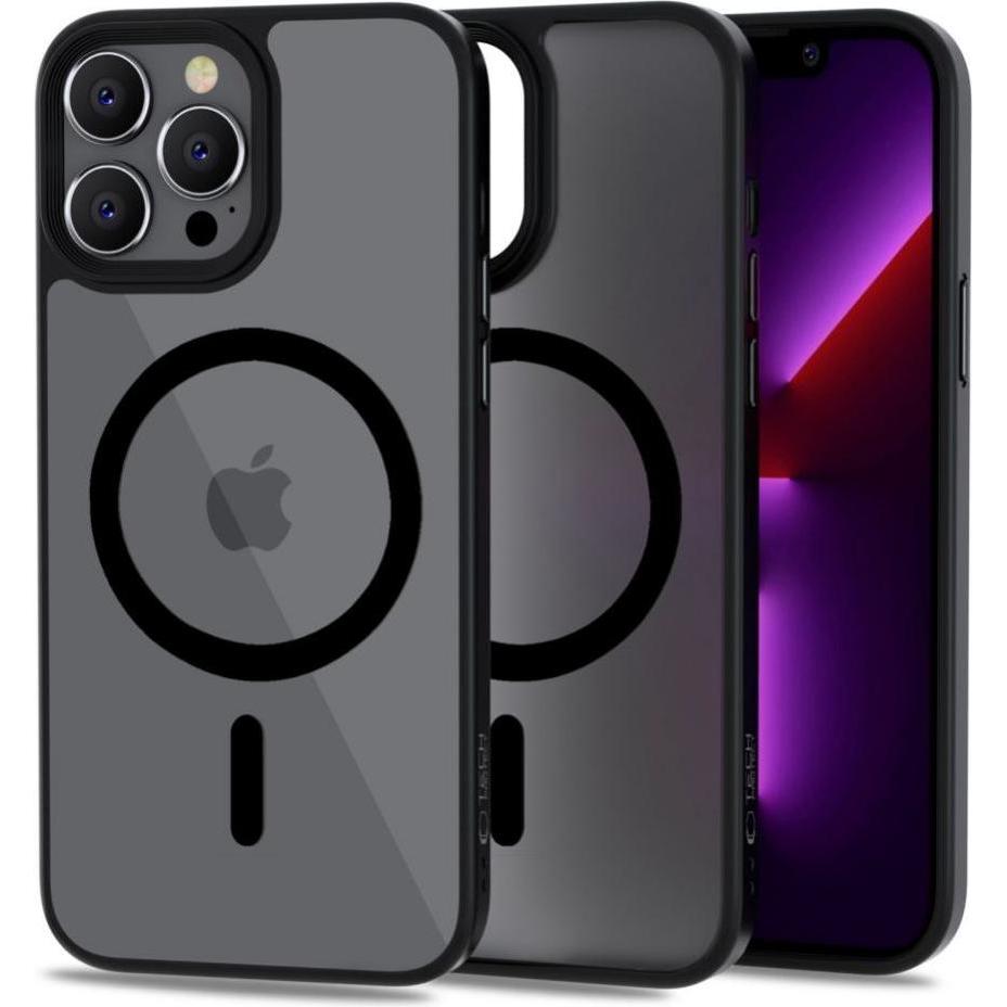Tech Tech-Protect TECH-PROTECT MAGMAT MAGSAFE IPHONE 13 PRO MAX MATTE Juodas (Apple iPhone 13 Pro Max), Smartphone Hülle...