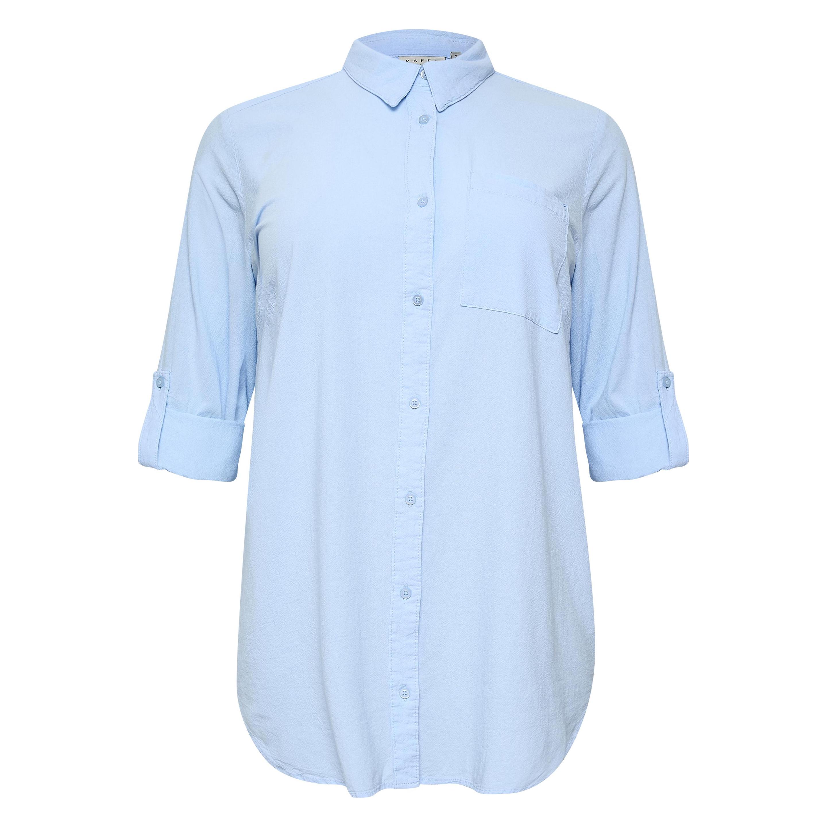 Kaffe, Damen, Hemden, Nana, Weiss, Beige, (52)