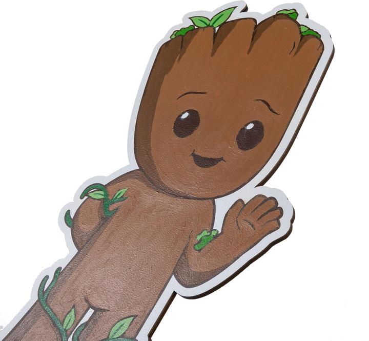 Actual product image Craft Buddy Groot XL Buddy, Paint By Numbers Kit