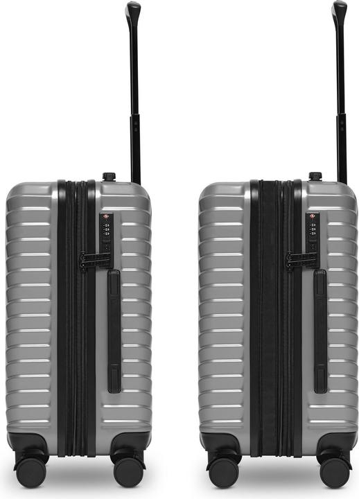 Actual product image Redolz Essentials 18 4 Rollen Kabinentrolley 55 cm mit Dehnfalte (44 l)