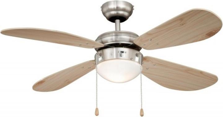 Brushed nickel, White