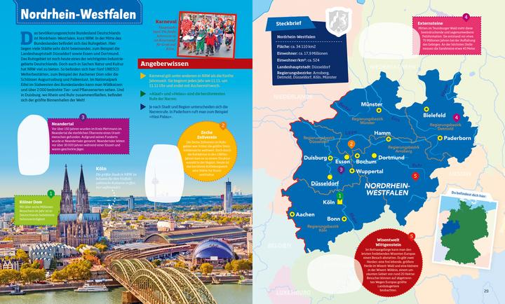 Produktbild Tessloff WAS IST WAS Stickeratlas Bundesländer Deutschland (100 Sticker)