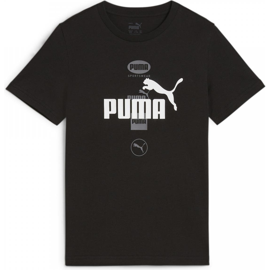 Thumbnail - Puma, Jungen, Sportshirt, POWER Graphic Tee B (116), Rot, 116