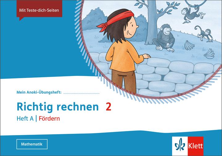 Produktbild Mein Anoki-Übungsheft. Richtig Rechnen 2. Heft A | Fördern. Übungsheft Klasse 2 (Deutsch, 2021)